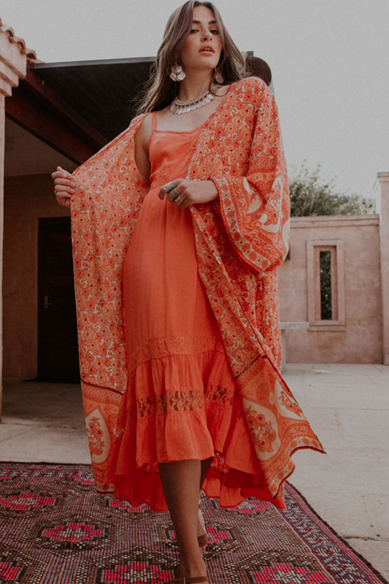 Gypsy Heart Kimono - Moroccan Spice - The Bohemian Corner