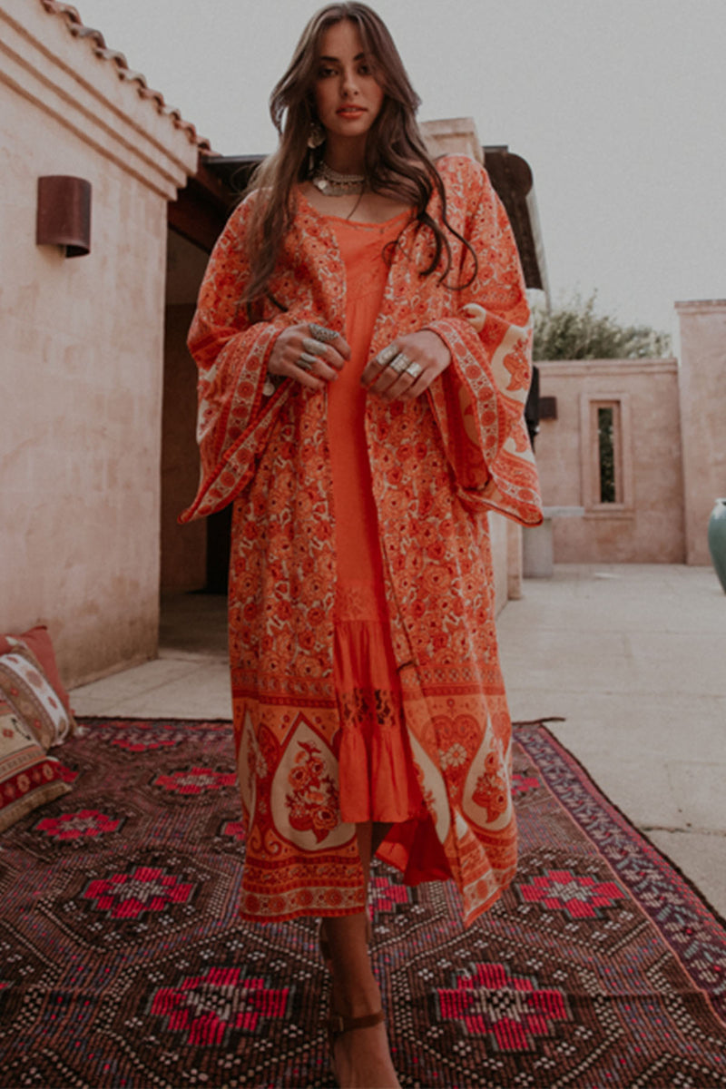 Gypsy Heart Kimono - Moroccan Spice - The Bohemian Corner